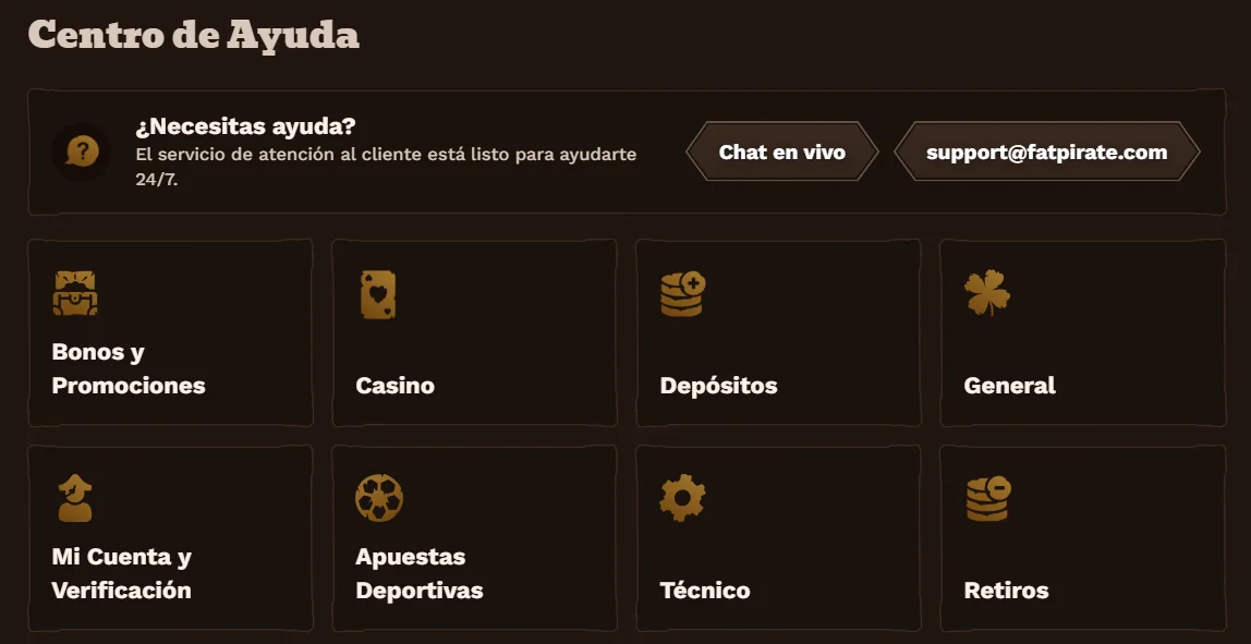 FatPirate Casino en el móvil